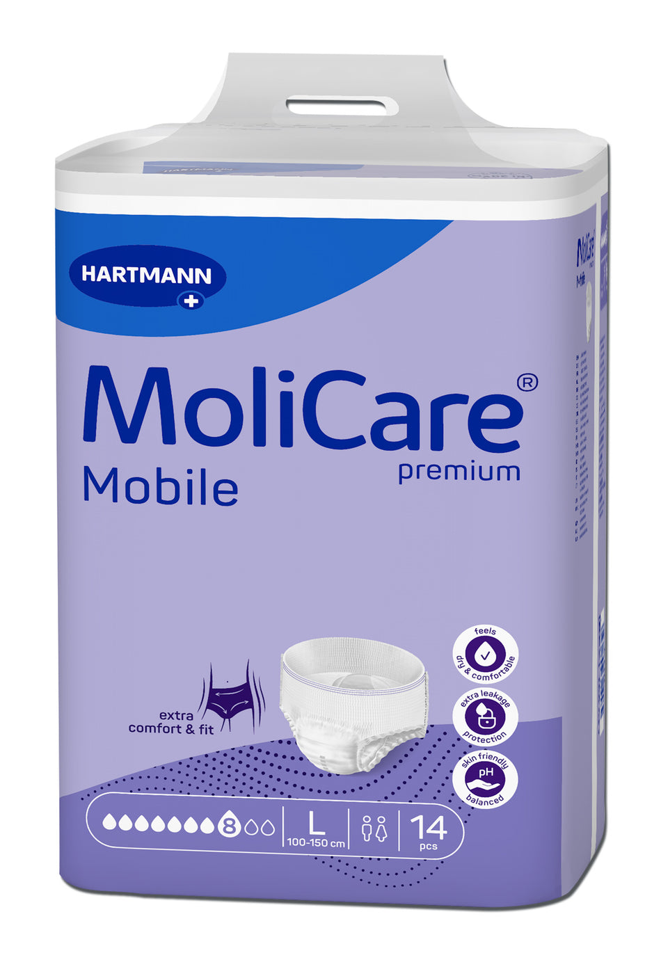 Molicare Premium Mobile Pull-Ups 8 Drop - 14 Pack