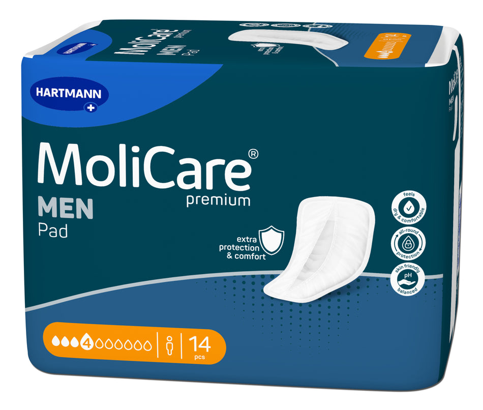 MoliCare Premium MENS Pad 4 Drops - Pack 14