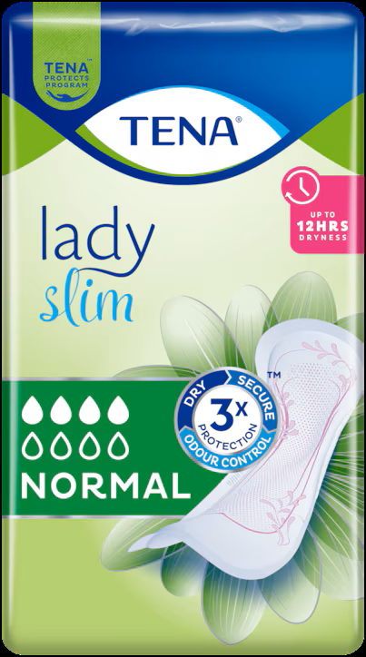 TENA Lady Slim Normal Incontinence Pad - Pack 12