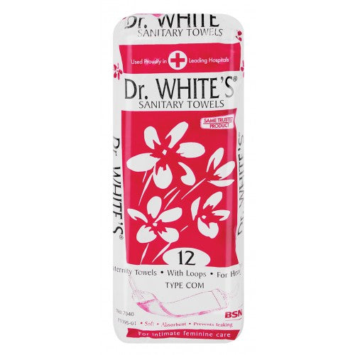Dr Whites Maternity Towel Looped - Pack 12