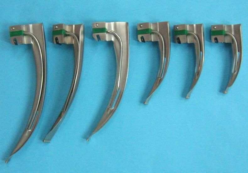 Miller & Macintosh Laryngoscope Fiber OPTIC Blades