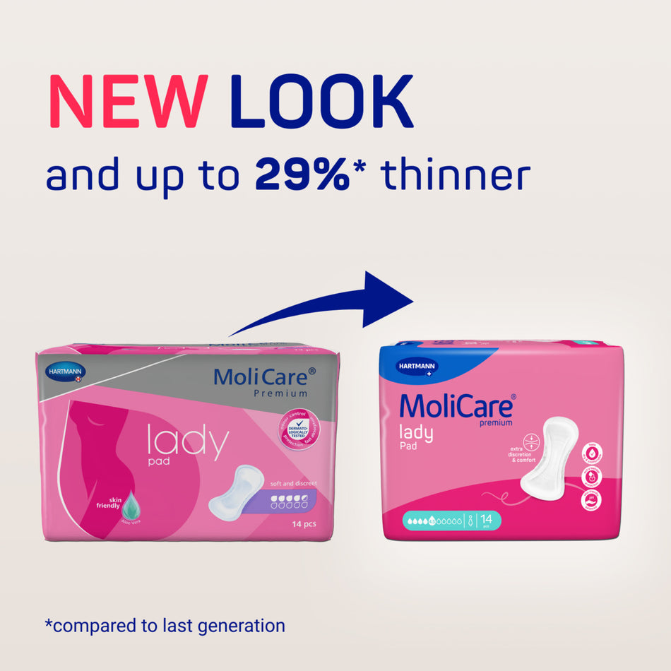 MoliCare Premium Lady Pad 4,5 Drops - Pack 14