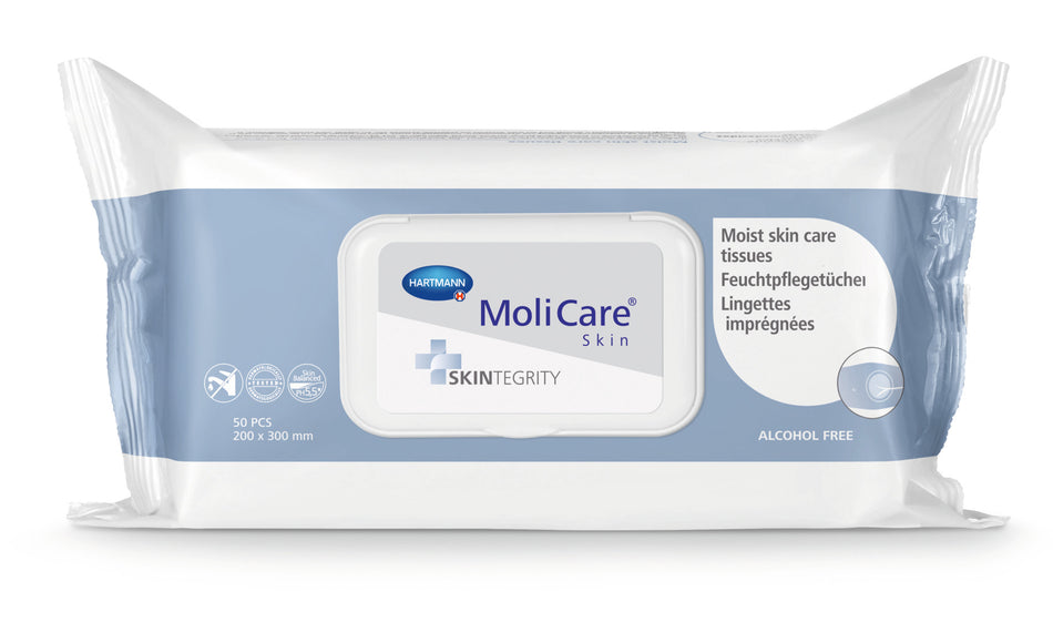 MoliCare Skin Moist Care Tissues - Pack 50