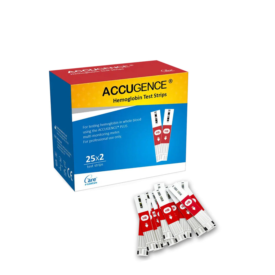 Accugence Hemoglobin Test Strips For 4-in-1 Meter - AGHEMSTRIPS