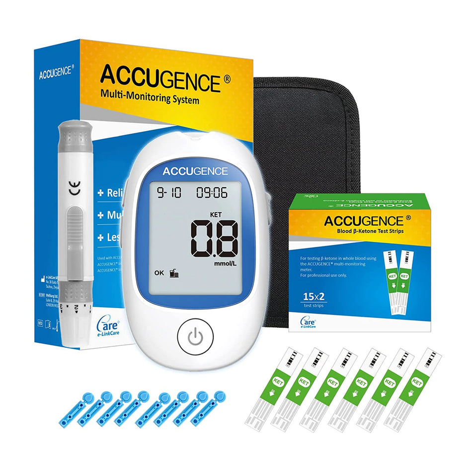 Accugence Blood Ketone Meter Starter Blood Ketone Kit - MMKET