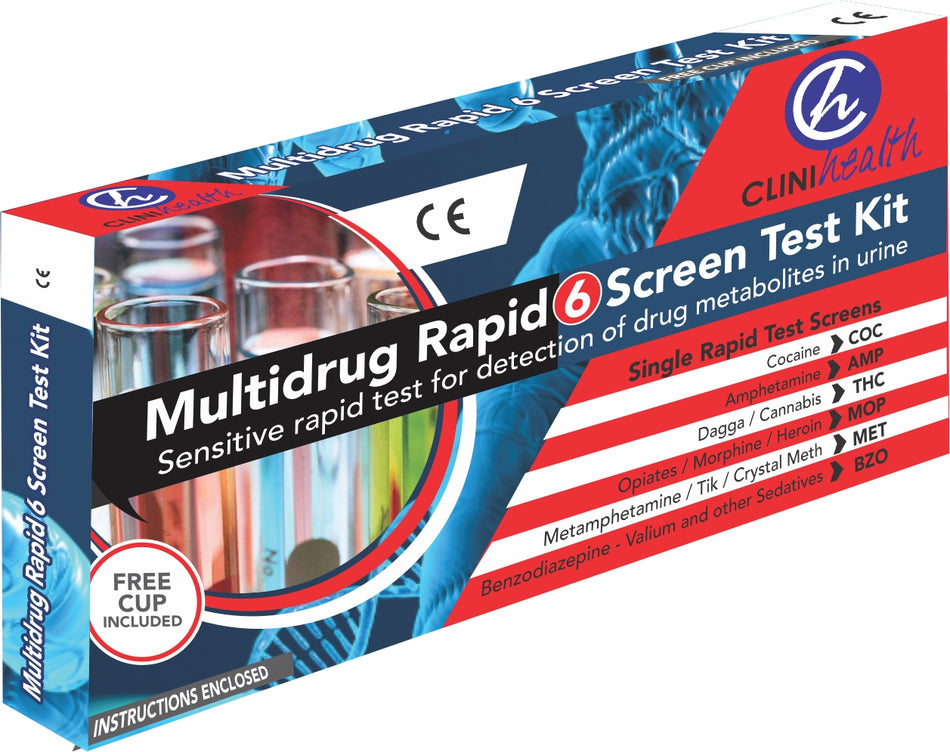 Drug Test 6 Panel – 10's