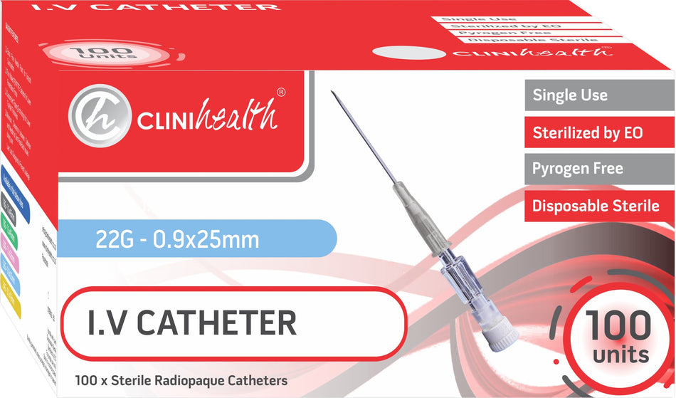 IV Catheter without Port & Wings – 100s