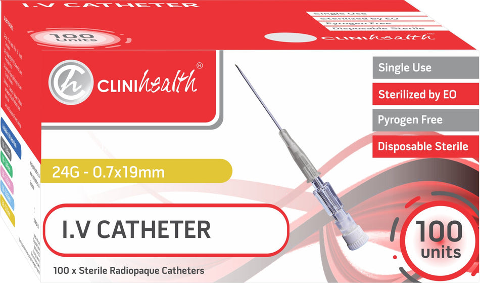 IV Catheter without Port & Wings – 100s