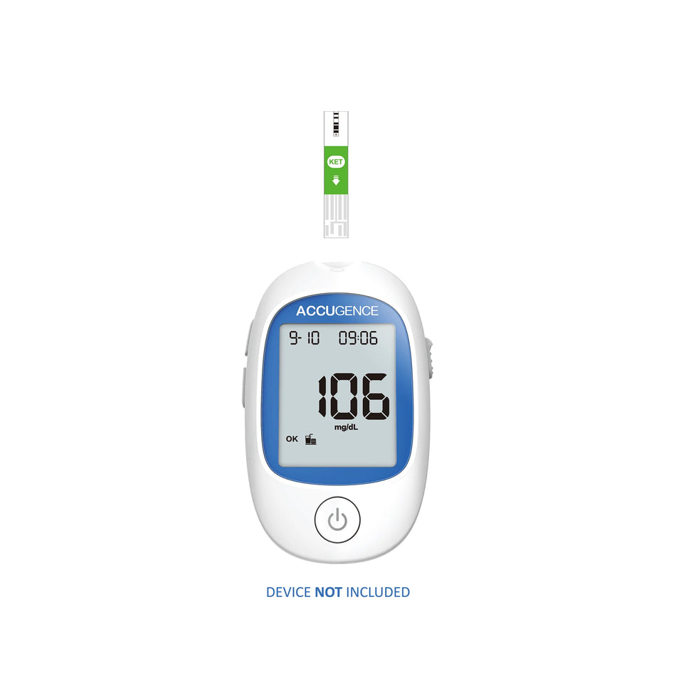 Accugence Blood Ketone Test Strips For 4-in-1 Meter - KETSTRIPS