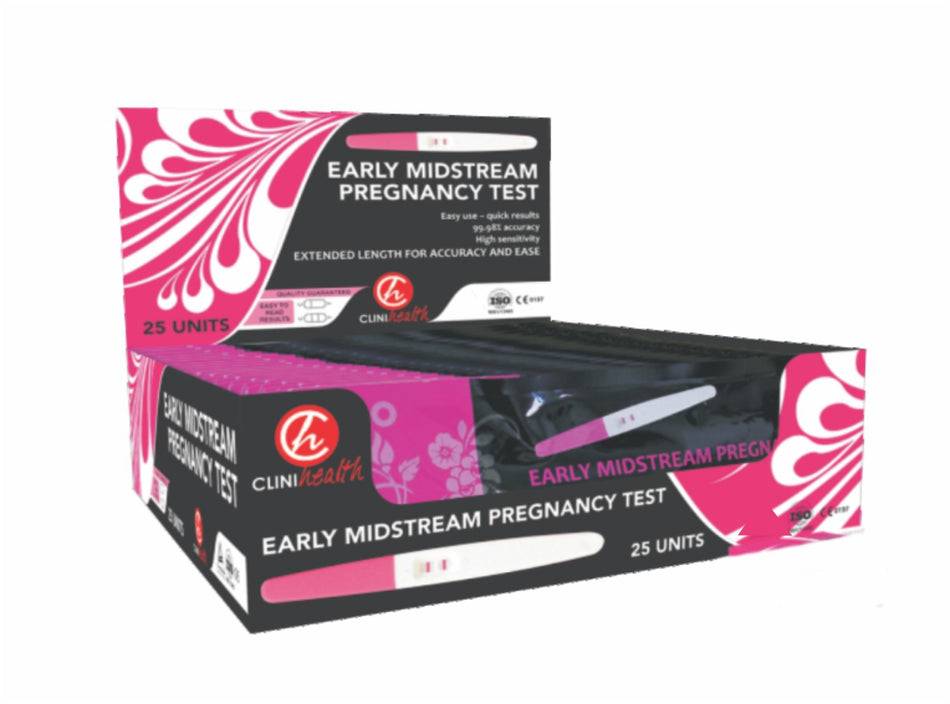 Pregnancy Midstream Test 25's