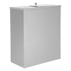 Ticra Slimline Sanitary bin - STAINLESS STEEL