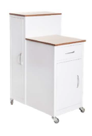 Beside Cabinet Wood Top Combination