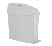 12lt Sanibin Pedal Operated - WHITE