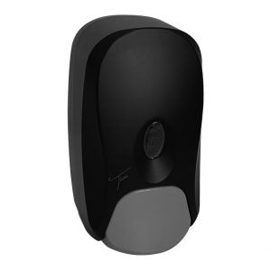 1000ml Manual Ticra Refillable Dispenser - MATT BLACK PLASTIC