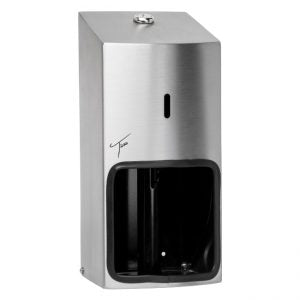 Ticra Toilet Roll Holder 2 Roll - STAINLESS STEEL