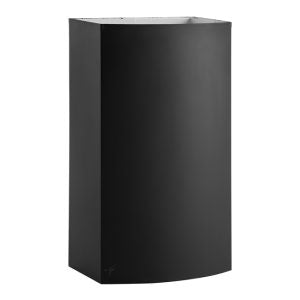 Ticra Slimline Wallbin - MATT BLACK STEEL