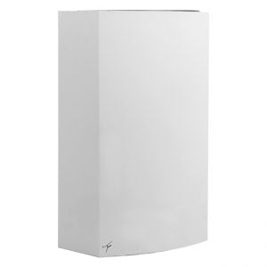 Ticra Slimline Wallbin - WHITE STEEL