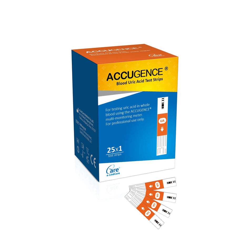Accugence Uric Acid Test Strips For 4-in-1 Meter - UASTRIPS