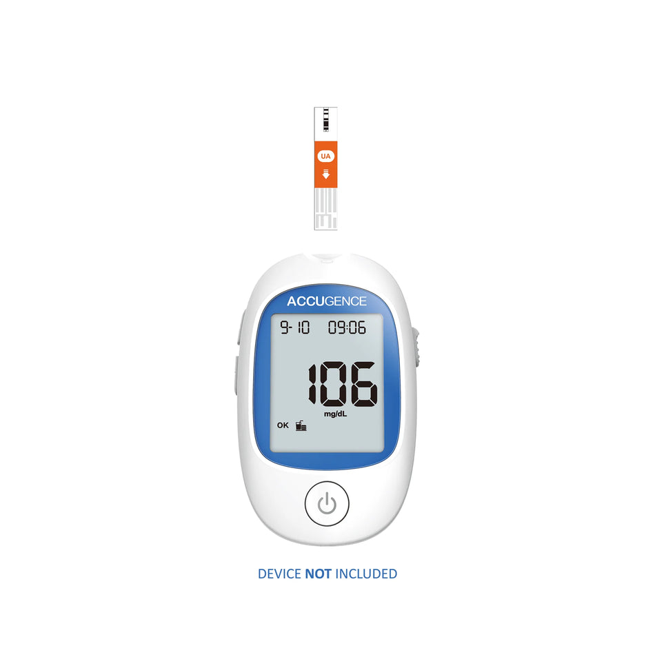 Accugence Uric Acid Test Strips For 4-in-1 Meter - UASTRIPS