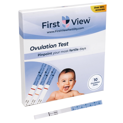 FirstView 5mm Extra-Wide Ovulation Test Strips - 10 Tests - LH10