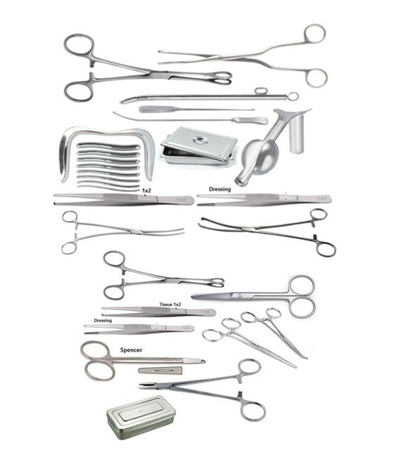 Dilation & Curettage Pack - 25pcs No tray