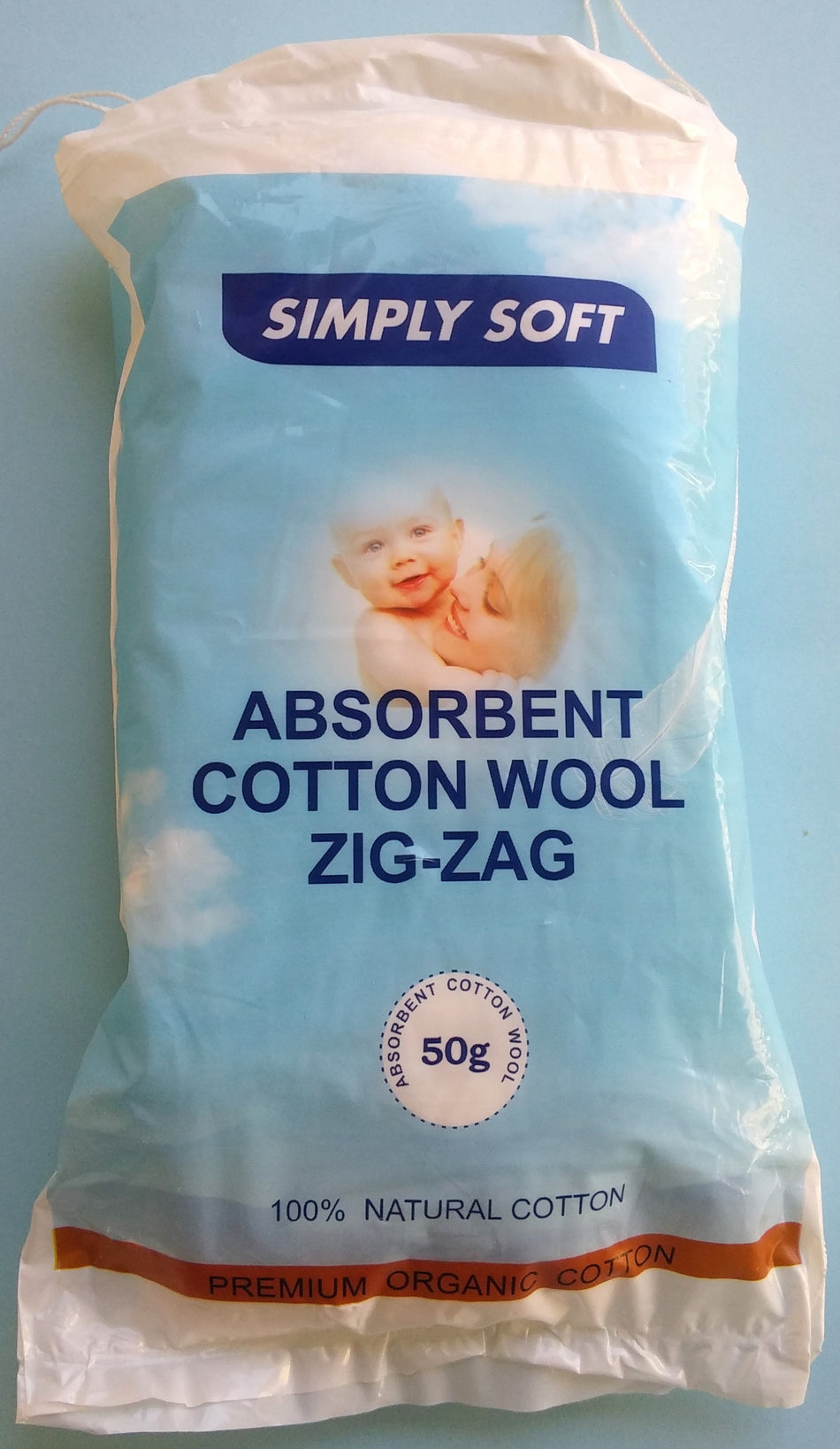 Simply Soft Cottonwool ZigZag - 50g